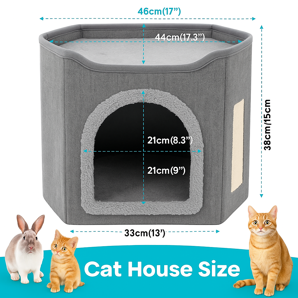 CozyWhisk Den Pod – A Plush Hideaway for Cats Who Crave Calm & Comfort