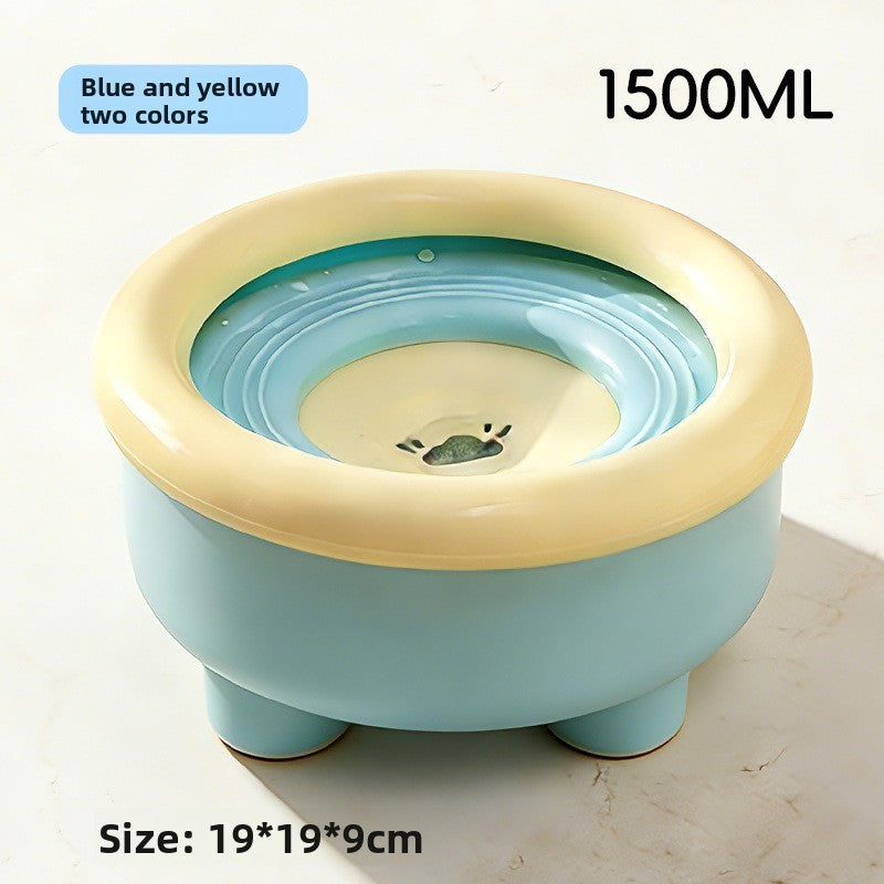 Non-Spill Floating Pet Water Bowl