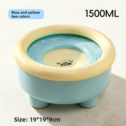 Non-Spill Floating Pet Water Bowl