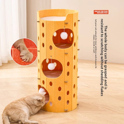 Multi-Layer Cat Tree with Sisal Scratching Posts