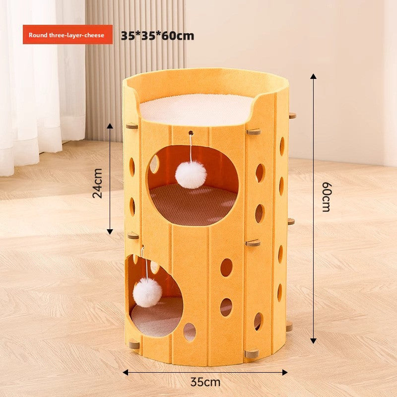 Multi-Layer Cat Tree with Sisal Scratching Posts