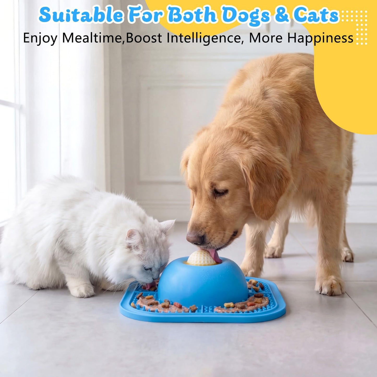 Interactive Slow Feeder Pet Bowl