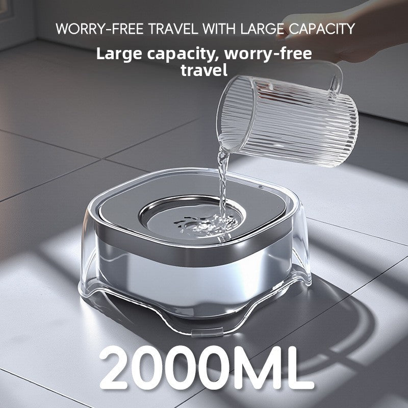 Non-Spill Floating Pet Water Bowl