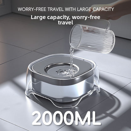 Non-Spill Floating Pet Water Bowl