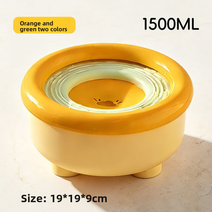 Non-Spill Floating Pet Water Bowl