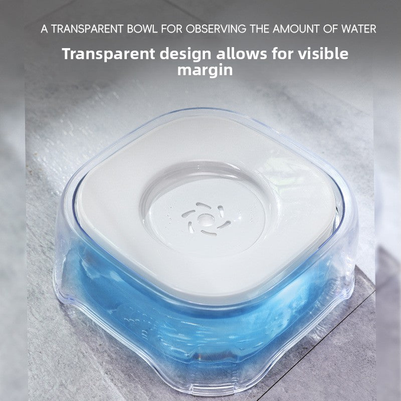 Non-Spill Floating Pet Water Bowl