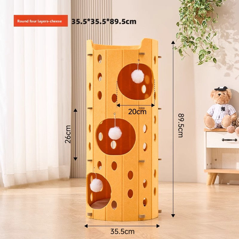Multi-Layer Cat Tree with Sisal Scratching Posts