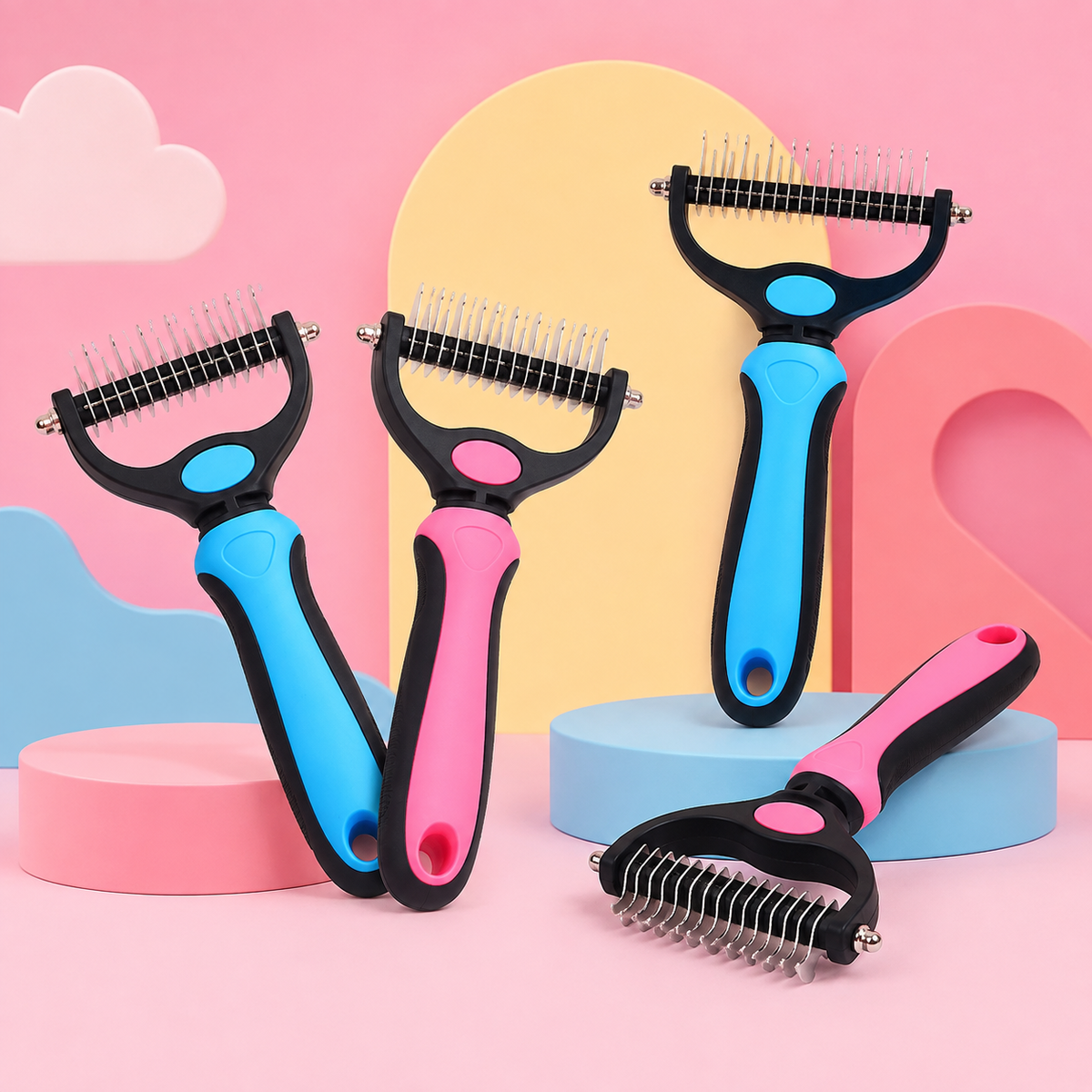 Stainless Steel Pet Detangling Comb