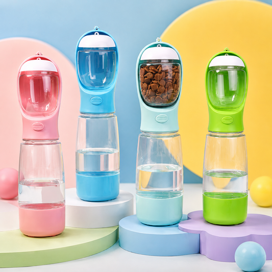 Portable 3-in-1 Pet Water Bottle