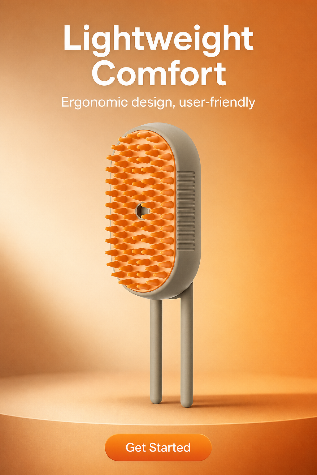 Electric Pet Grooming Spray Brush with Steam