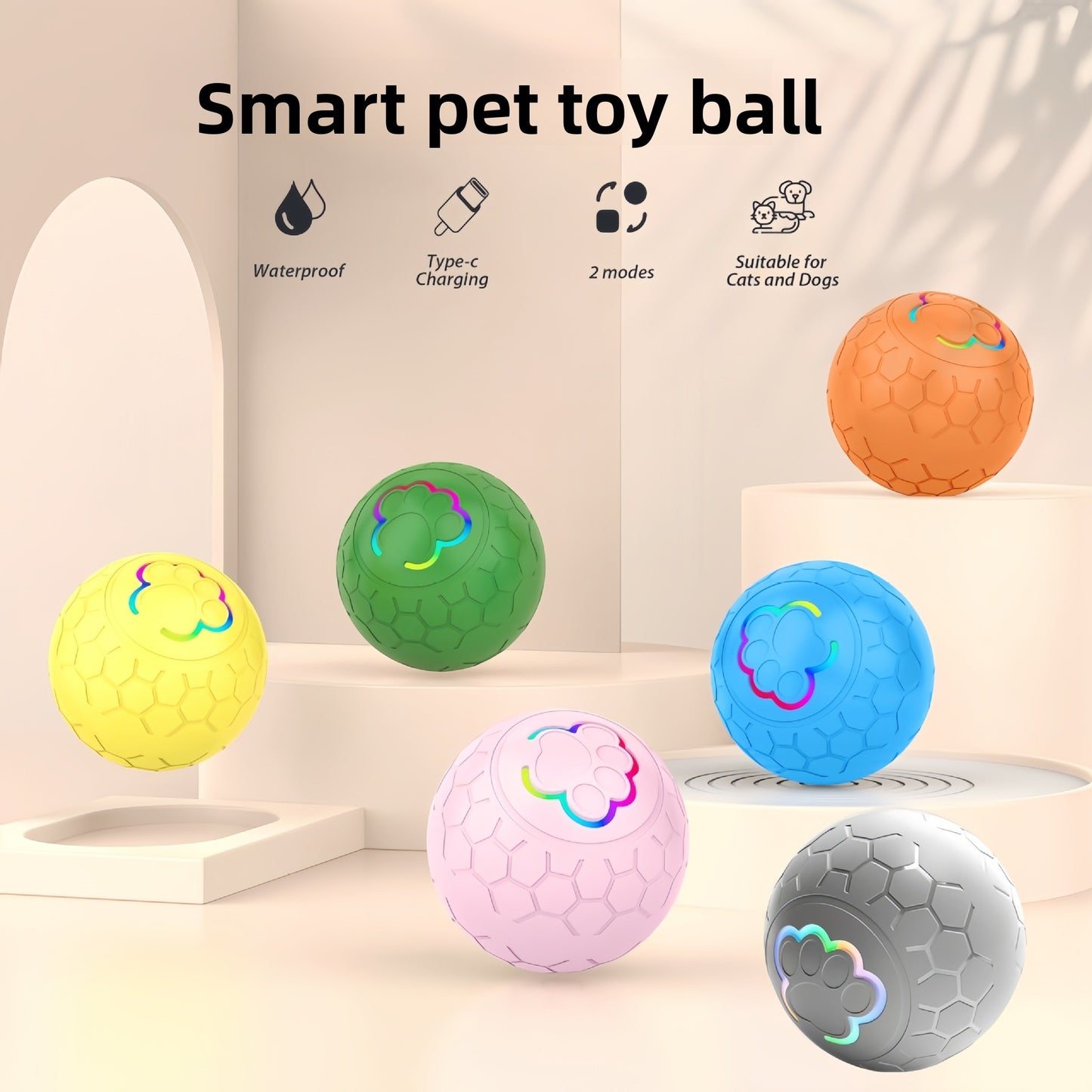 Interactive Electric Cat Toy Ball