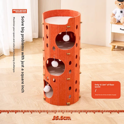 Multi-Layer Cat Tree with Sisal Scratching Posts
