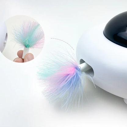 UFOWhirl Interactive Pet Toy – Lights, Spins & Surprises for Endless Fun