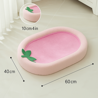 ScratchNest Oval Cat Bed – The Cozy Lounger Built for Scratching & Snoozing