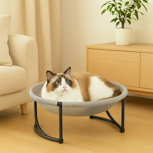 CloudPaws Mesh Cat Hammock – Elevated Comfort with Breathable Support