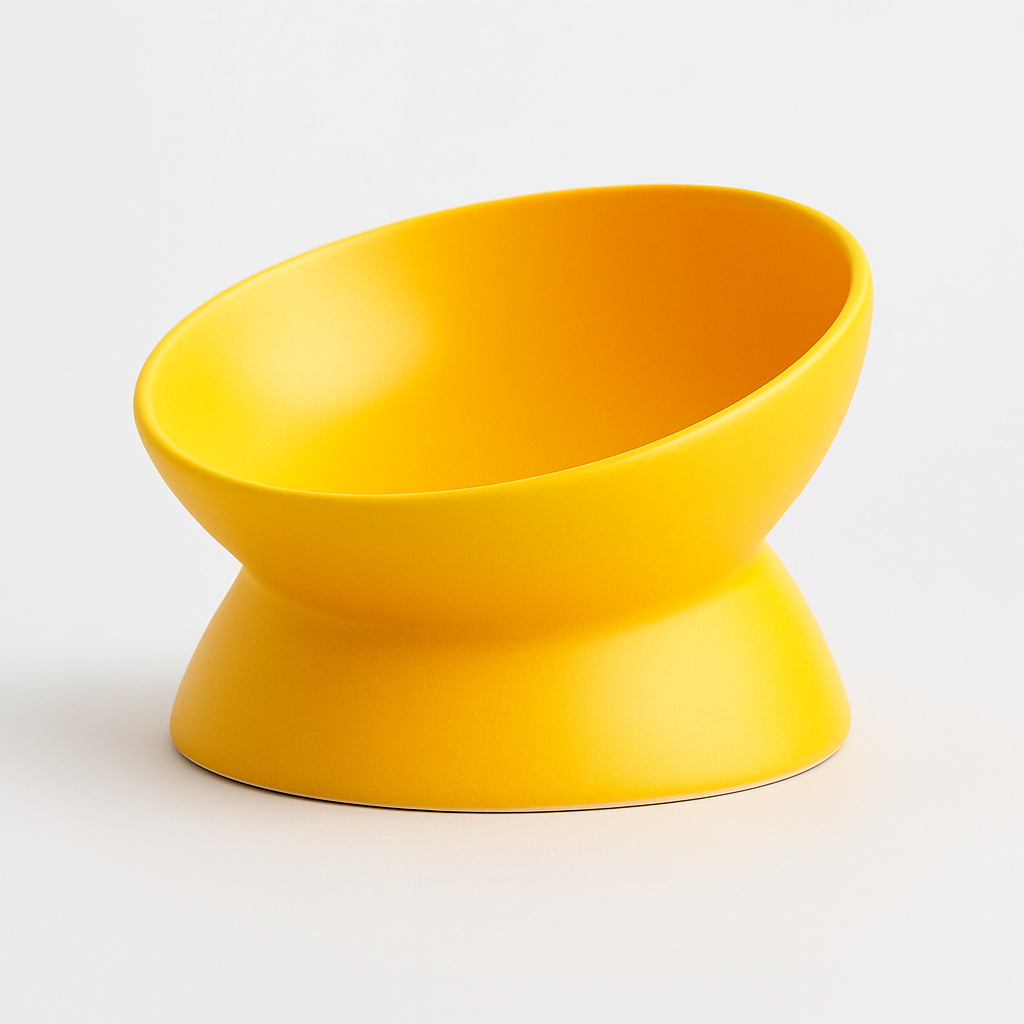 NeckRelief Nibbler Cat Bowl – Protects the Spine While They Dine