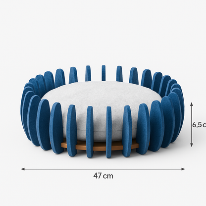 CozyPaw Felt Nest – Eco-Friendly Hideaway for Anxious Cats.