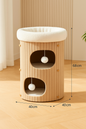 CozyPaw Felt Nest – Eco-Friendly Hideaway for Anxious Cats.