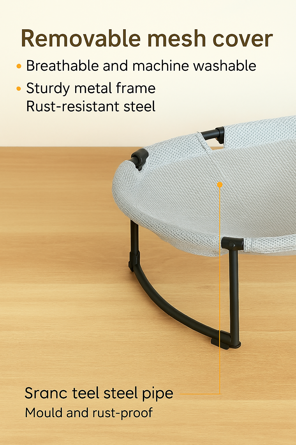 CloudPaws Mesh Cat Hammock – Elevated Comfort with Breathable Support