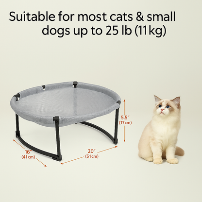 CloudPaws Mesh Cat Hammock – Elevated Comfort with Breathable Support