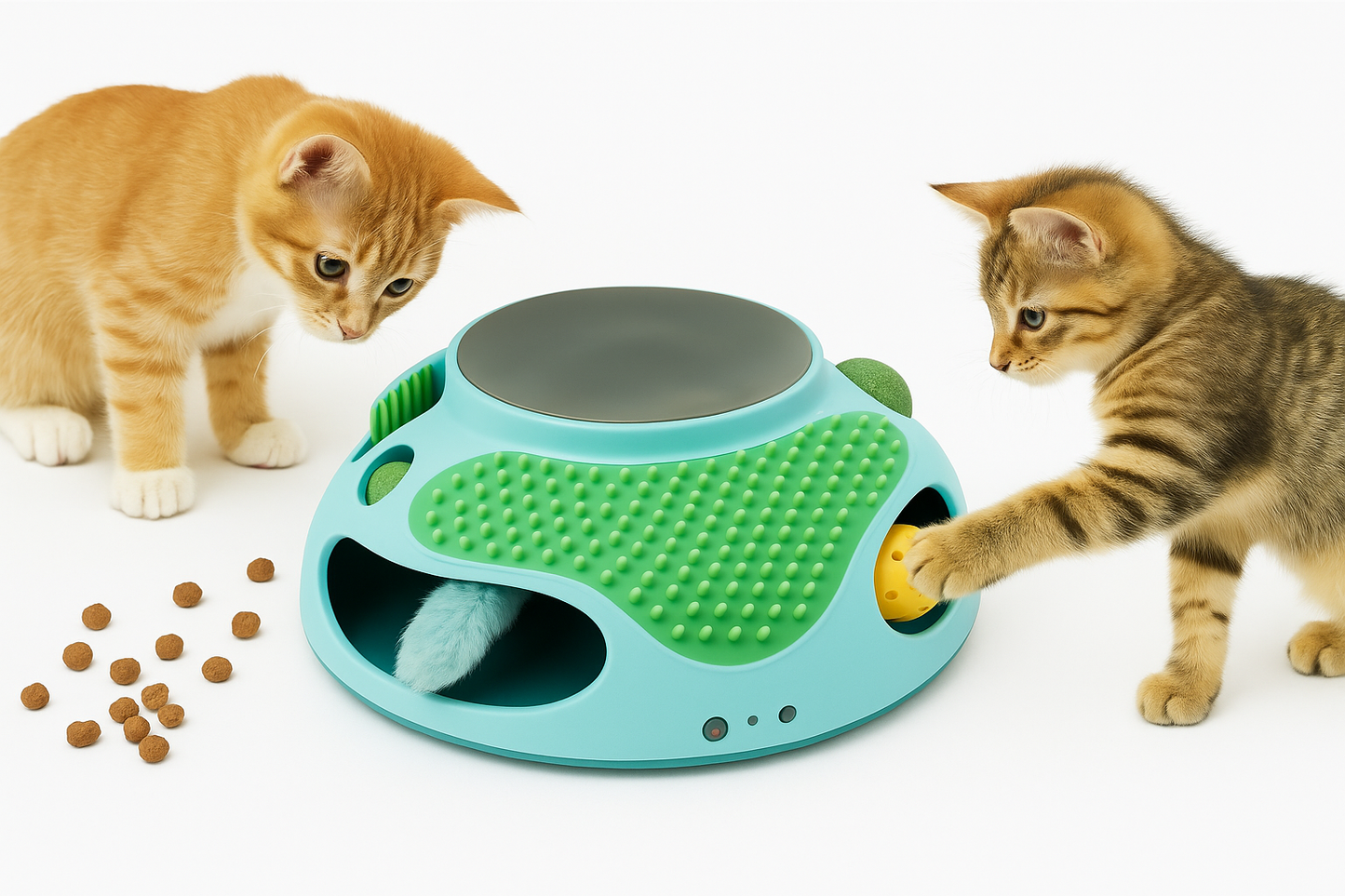 PouncePlay 5-in-1 Cat Adventure Kit – The Ultimate All-in-One Playground for Curious Cats
