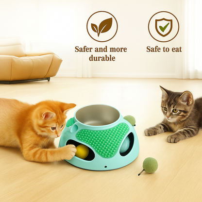 PouncePlay 5-in-1 Cat Adventure Kit – The Ultimate All-in-One Playground for Curious Cats