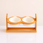 PawLevel Adjustable Bowl Duo – Custom Height Feeding for Joint Relief & Easy Eating