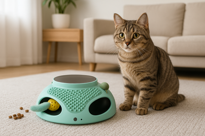 PouncePlay 5-in-1 Cat Adventure Kit – The Ultimate All-in-One Playground for Curious Cats