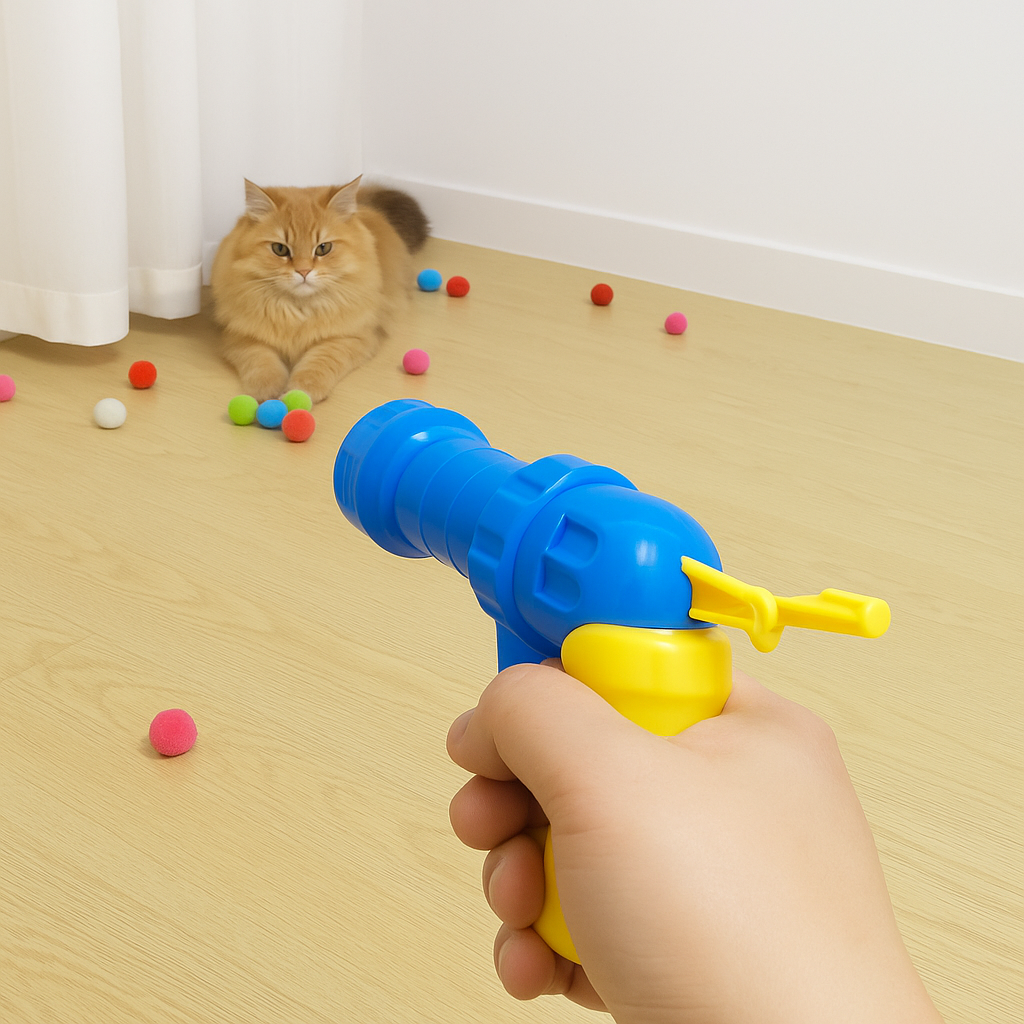 PouncePop Cat Blaster – Launches Feather Fun to Keep Cats Active & Entertained