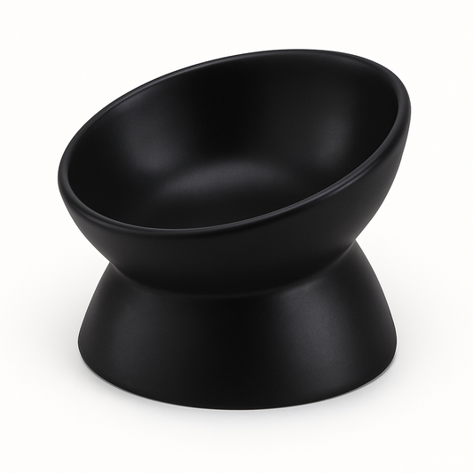 NeckRelief Nibbler Cat Bowl – Protects the Spine While They Dine